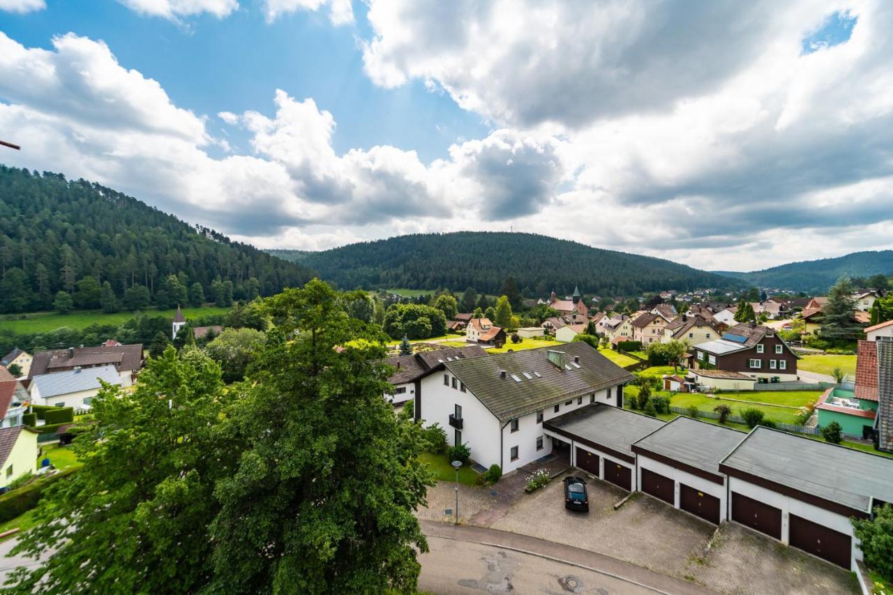 Wohlfuehloase Im Schwarzwald Mit Panoramablick Apartment Enzklosterle Exterior photo